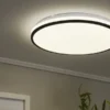 KHG LED-Deckenleuchte, schwarz mit Fernbedienung `klein