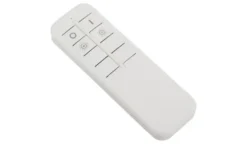 KHG LED-Deckenleuchte Stoffschirm, grau