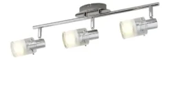 KHG LED- Deckenstrahler, 3-flammig mit Glas