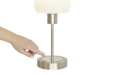 KHG LED-Tischleuchte, 1-flammig, chrom mit Touchdimmer