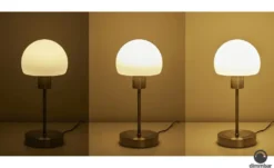KHG LED-Tischleuchte, 1-flammig, chrom mit Touchdimmer