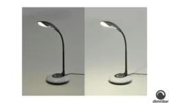 KHG LED-Tischleuchte, 1-flammig, weiß
