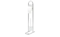 KHG Toilettenpapierhalter mit Bürste