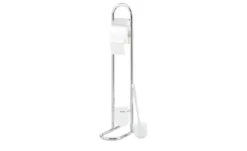 KHG Toilettenpapierhalter mit Bürste