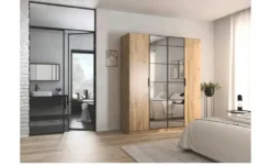Kleiderschrank mit Spiegel