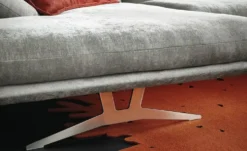 KOINOR Ecksofa aus Flachgewebe Francis