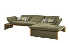KOINOR Leder-Ecksofa mit Massivholzrahmen aus Wildeiche Humfrey