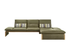 KOINOR Leder-Ecksofa mit Massivholzrahmen aus Wildeiche Humfrey