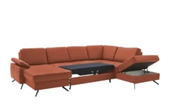Kollektion Kraft Wohnlandschaft mit Sitz- und Rückenbezug aus Leder Kathi