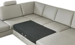 Kollektion Kraft Wohnlandschaft mit Sitz- und Rückenbezug aus Echtleder Samu-L
