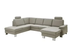 Kollektion Kraft Wohnlandschaft mit Sitz- und Rückenbezug aus Echtleder Samu-L