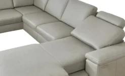 Kollektion Kraft Wohnlandschaft mit Sitz- und Rückenbezug aus Echtleder Samu-L