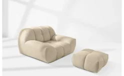 KONSIMO Sessel 2er-Set in Bubble Optik Vena