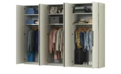 LEONARDO Drehtürenschrank 6 türig