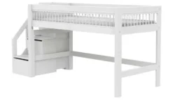 Lifetime Halbhohes Bett mit Treppe