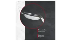 Meisterkoch Edelstahlpfanne 24 cm LINUS