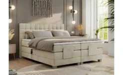 Motor Boxspringbett mit Bettkasten