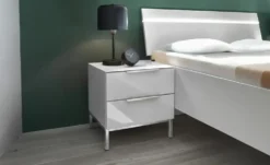 Nachtkommode mit 2 Schüben