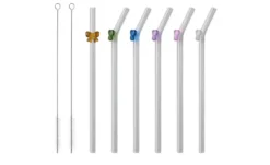 Peill+Putzler Glas-Trinkhalm-.Set