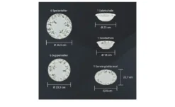 Peill+Putzler Tafelservice, 15-teilig Firenze