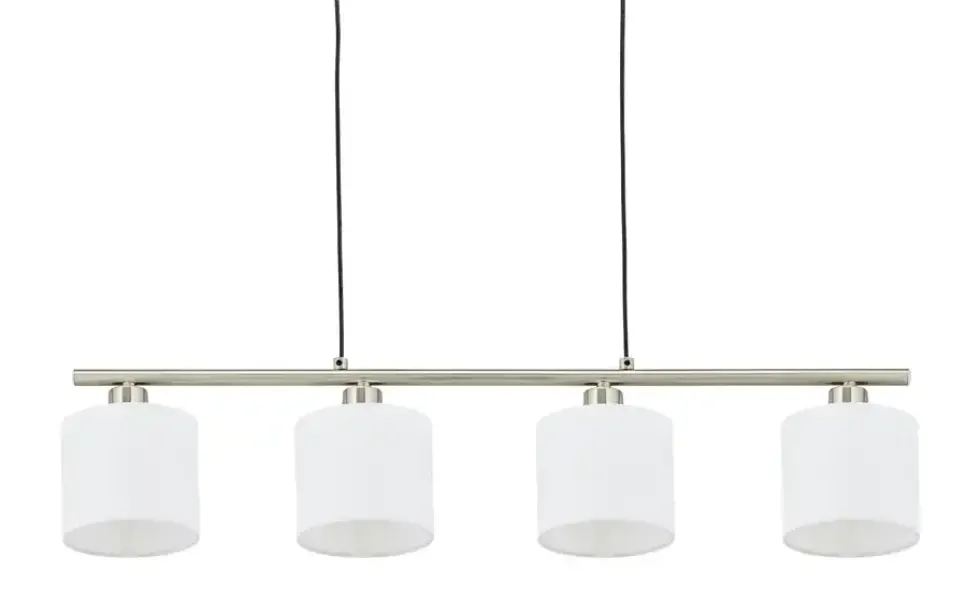 Pendelleuchte, 4-flammig, Weiß