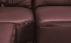 Polstermöbel Oelsa Komfort-Ecksofa aus Leder Andorra