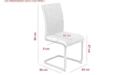 Polsterschwingstuhl 2er-Set