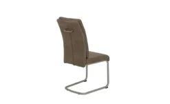 Polsterschwingstuhl 2er-Set in Leder-Optik