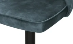 Primo Barhocker in samtigem Velours Ginger
