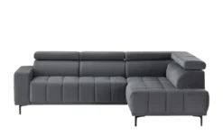 Primo Ecksofa aus Mikrofaser Carrara