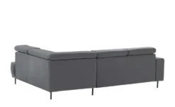 Primo Ecksofa aus Mikrofaser Carrara