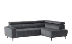 Primo Ecksofa aus Mikrofaser Carrara