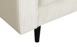 Primo Ecksofa trendiger Cordstoff Livorno