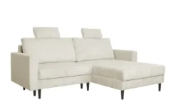 Primo Ecksofa trendiger Cordstoff Livorno