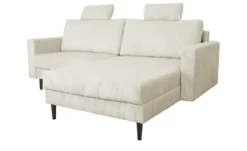 Primo Ecksofa trendiger Cordstoff Livorno