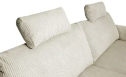 Primo Ecksofa trendiger Cordstoff Livorno