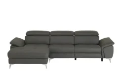 Primo Leder-Ecksofa Danae klein