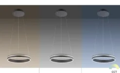 Q-Smart Home Lights Pendelleuchte, 1-flammig, anthrazit