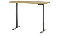 Schreibtisch mit Massivholzplatte