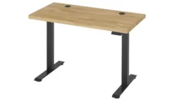 Schreibtisch mit Massivholzplatte