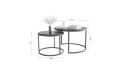 Selsey Couchtisch 2er Set