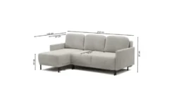 Selsey Ecksofa mit Schlaffunktion Hamiel