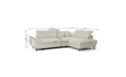 Selsey Ecksofa mit Schlaffunktion Lambo