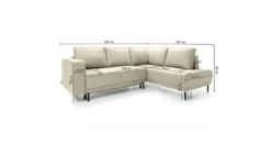Selsey Ecksofa mit Schlaffunktion Rodario