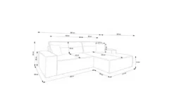 Selsey Ecksofa mit Schlaffunktion Farese