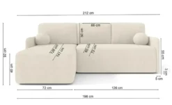 Selsey Ecksofa mit Schlaffunktion Bloom