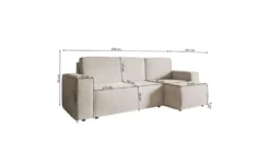 Selsey Ecksofa mit Schlaffunktion Copertino