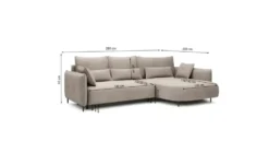 Selsey Ecksofa Oblivio mit Schlaffunktion Oblivio