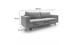 Selsey Schlafsofa Rodario