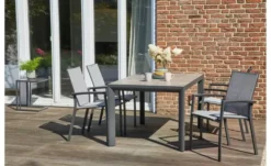 Siena Garden Gartenmöbel 5er-Set Velia